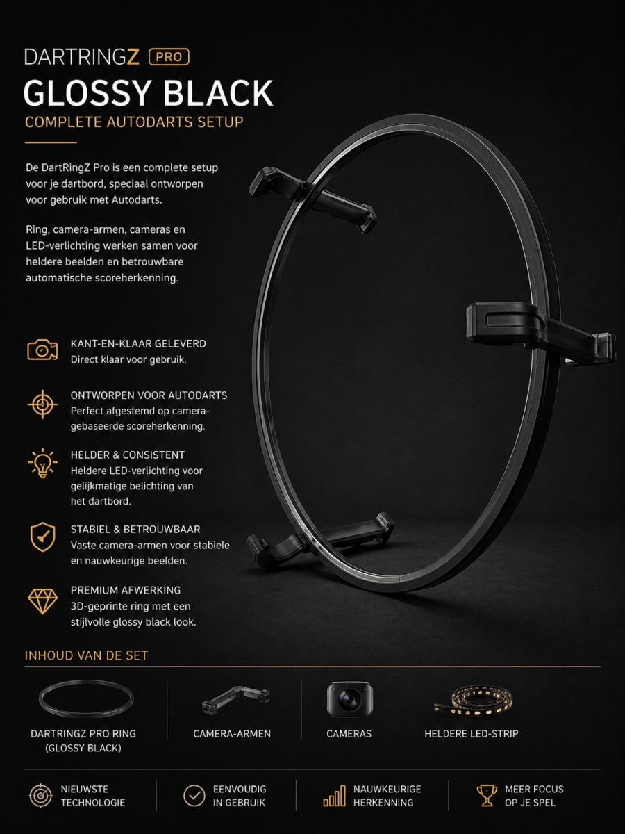 DartRingZ Pro — premium dartring van DartRingZ